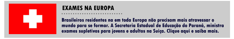Exames Supletivos na Suiça